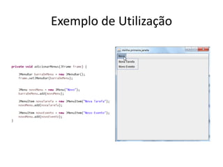 Exemplo de Utilização
 