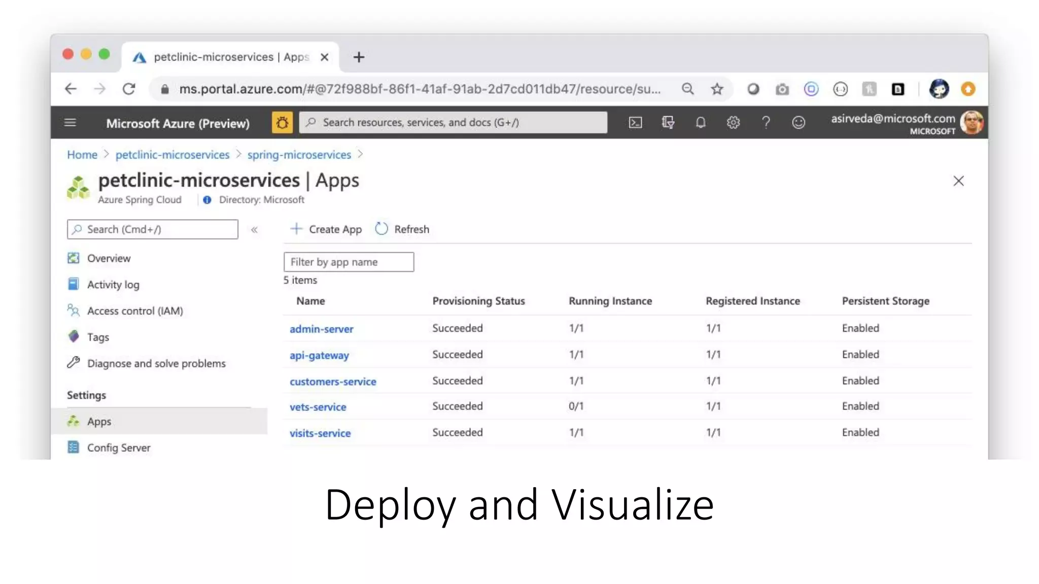 Deploy and Visualize
 