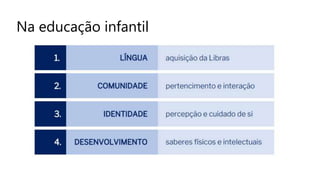 Na educação infantil
 