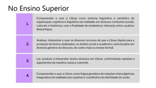 No Ensino Superior
 