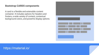 Slides bootstrap-4 | PDF | Web Design and HTML | Internet