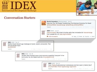 Conversation Starters
 