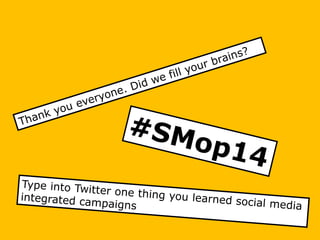 Social Media Integrated Campaign Case Study Slam