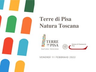 Terre di Pisa
Natura Toscana
VENERDÌ 11 FEBBRAIO 2022
 