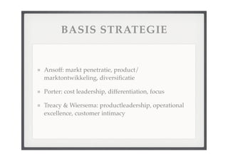 College Strategische Analyse