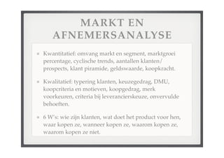 College Strategische Analyse