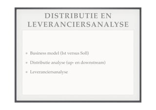 College Strategische Analyse