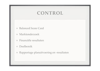 College Strategische Analyse