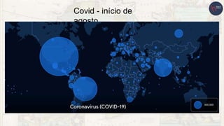 Covid - início de
agosto
 
