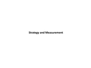Strategy and Measurement  