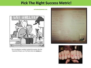 Pick The Right Success Metric!  