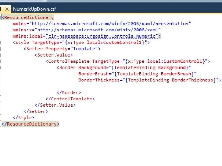 WPF Custom Controls: UX-Design and -Development @ dotnet Cologne Conf…