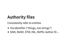 Wikidata as authority linking hub | PPT