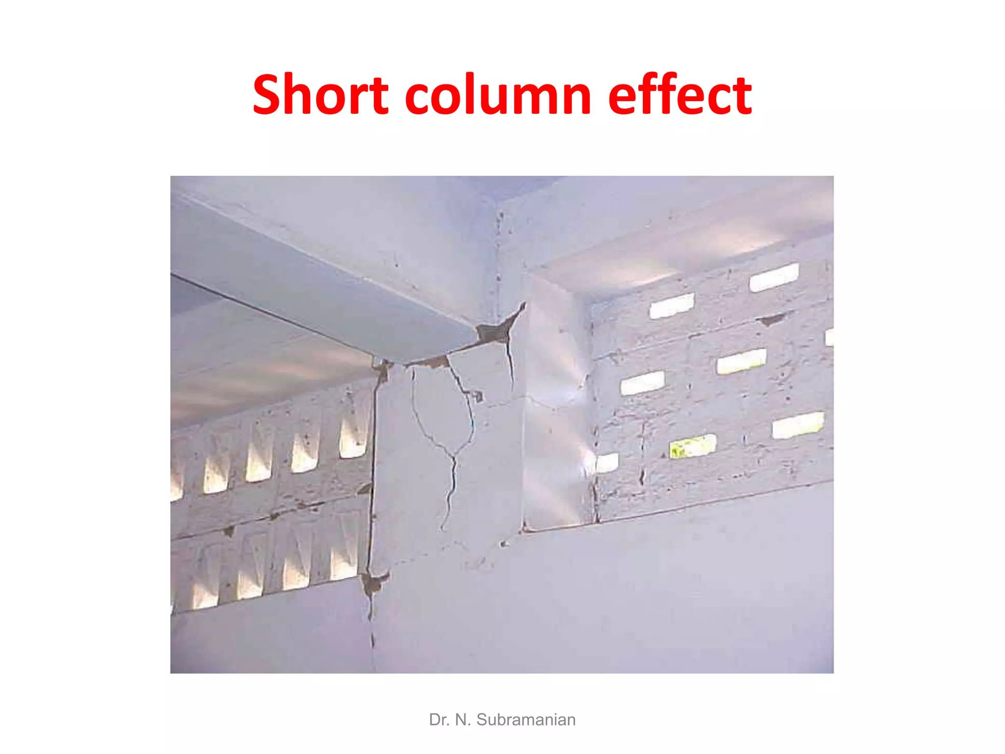 Short column effect




      Dr. N. Subramanian
 