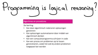 Programming is logical reasoning? | PPT | Free Download
