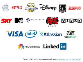 E mais casos podem ser encontrados em https://grails.org/websites/ 
 