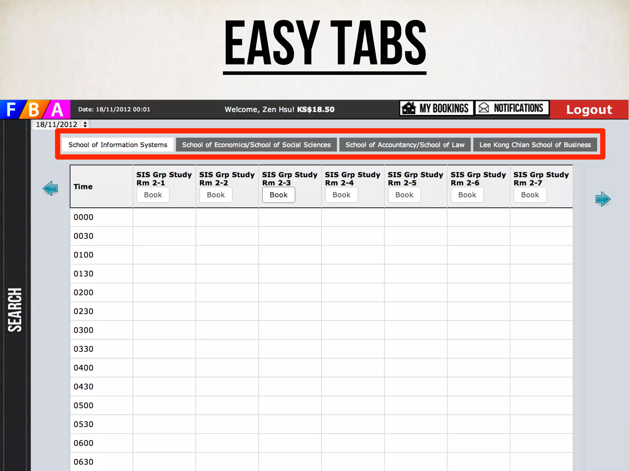 EASY TABS
 