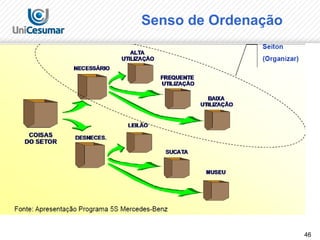 46
Senso de Ordenação
 