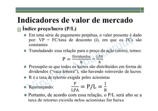 1-129
Indicadores de valor de mercado

 