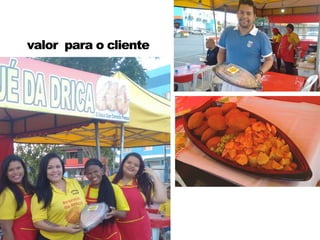 valor para o cliente
 