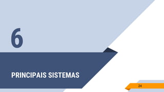 PRINCIPAIS SISTEMAS
24
6
 