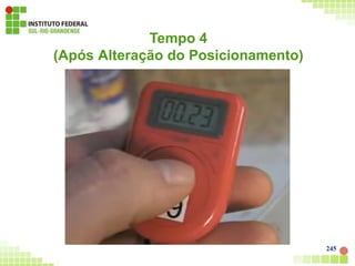 Tempo 4
(Após Alteração do Posicionamento)
245
 