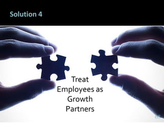 6868
Solution 4
Treat
Employees as
Growth
Partners
68
 