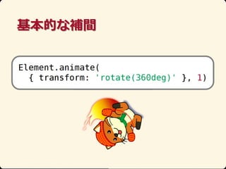 Ŀʥ˥` (html5j 2013, Web Animations)