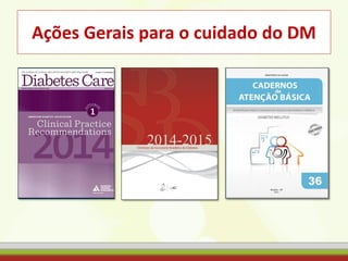Ações Gerais para o cuidado do DM
 