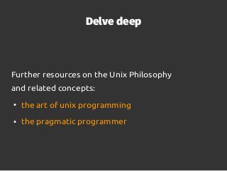 Applying the Unix Philosophy to Django projects: a report from the real world