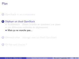 OpenStack dans la pratique | PDF