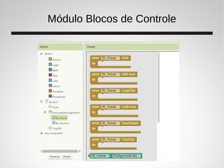 Módulo Blocos de Controle
 