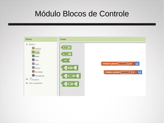 Módulo Blocos de Controle
 
