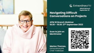 Navigating Difficult Conversations on Projects Webinar