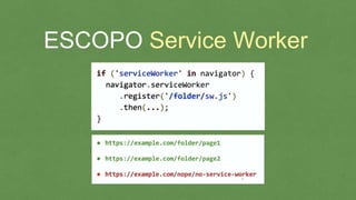 ESCOPO Service Worker
