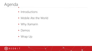 Xamarin approach
Can build native apps using C# and .NET, sharing the business
logic but leveraging each platform's benefi...