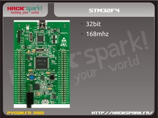 stm32f4
●
    32bit
●
    168mhz
 