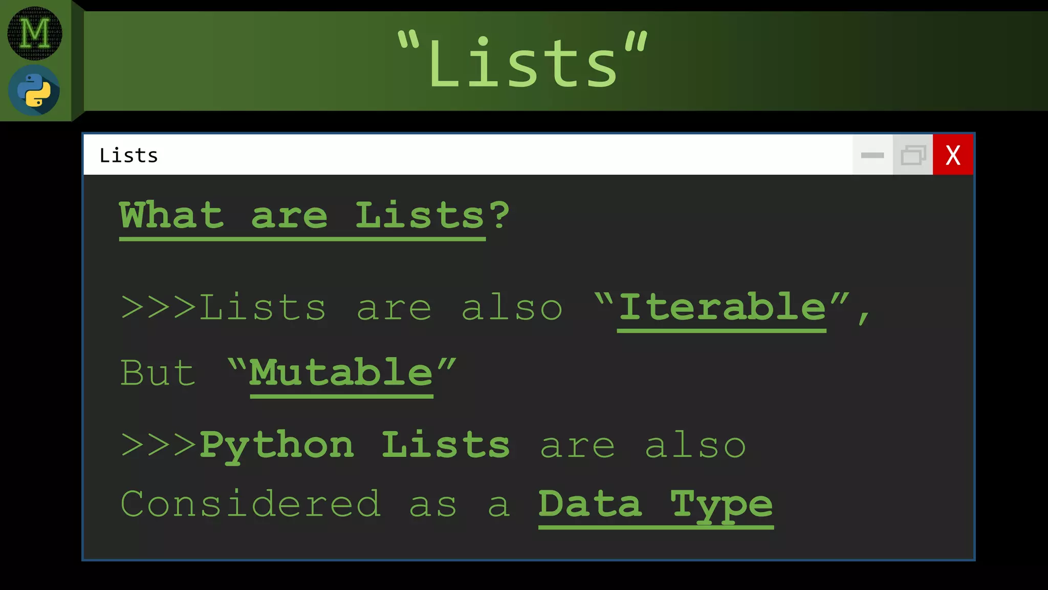 Python lists (menard maranan) | PPT