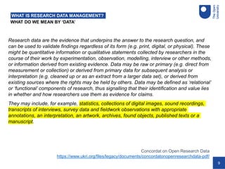 Planning for Research Data Management | PDF
