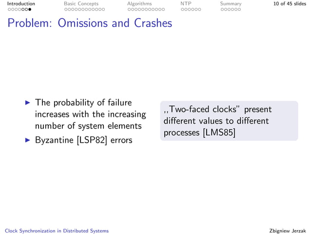 Clock Synchronization in Distributed Systems | PDF
