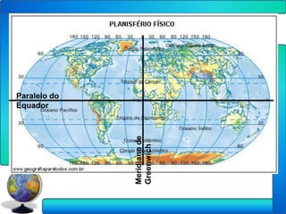 Equador
               Paralelo do




Meridiano de
Greenwich
 