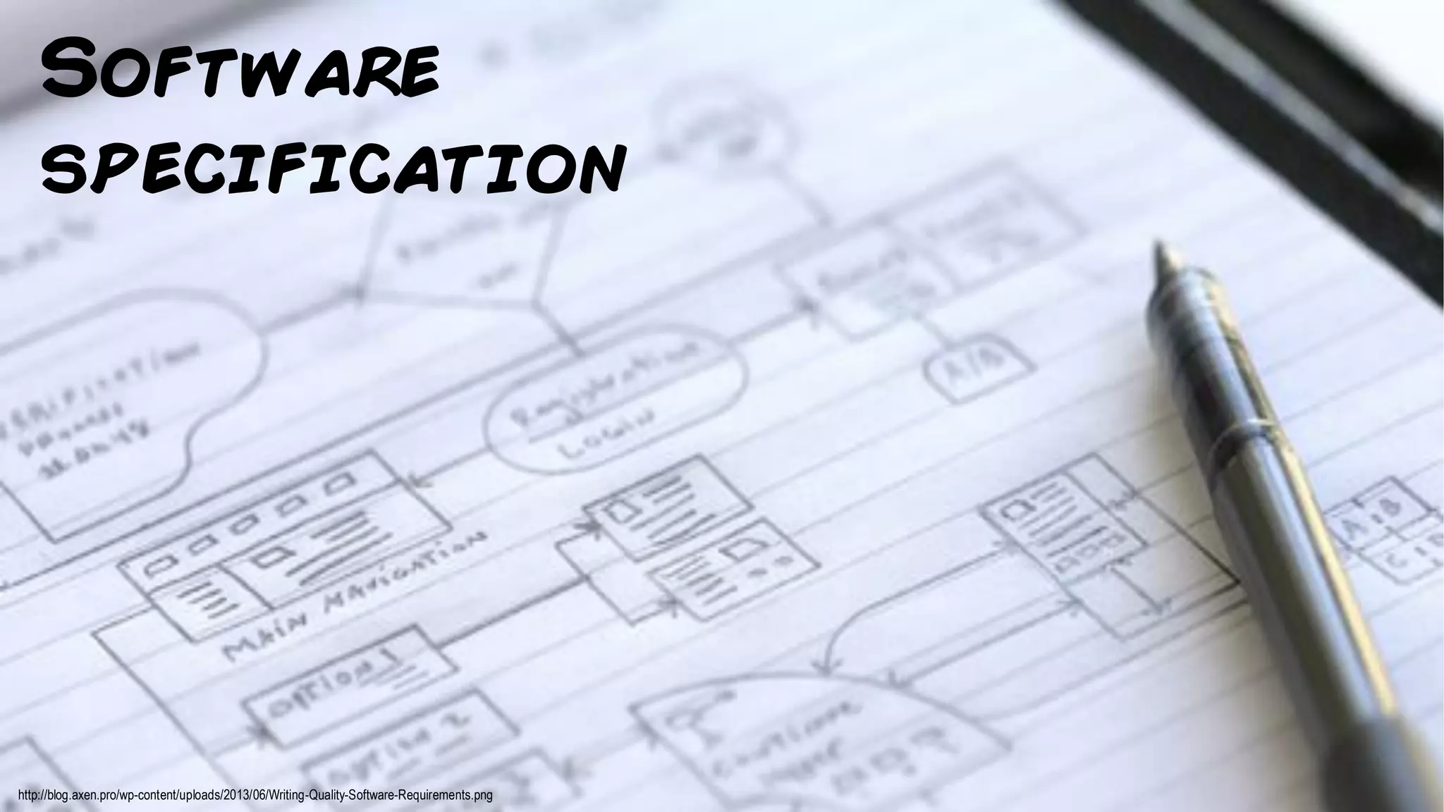 marcello.thiry@gmail.com
Software
specification
http://blog.axen.pro/wp-content/uploads/2013/06/Writing-Quality-Software-Requirements.png
 