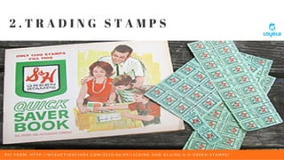 2 . T R A D I N G S T A M P S
P I C F R O M : H T T P : / / M Y A U C T I O N F I N D S . C O M / 2 0 1 0 / 0 6 / 0 9 / L I C K I N G - A N D - G L U I N G - S - H - G R E E N - S T A M P S /
 