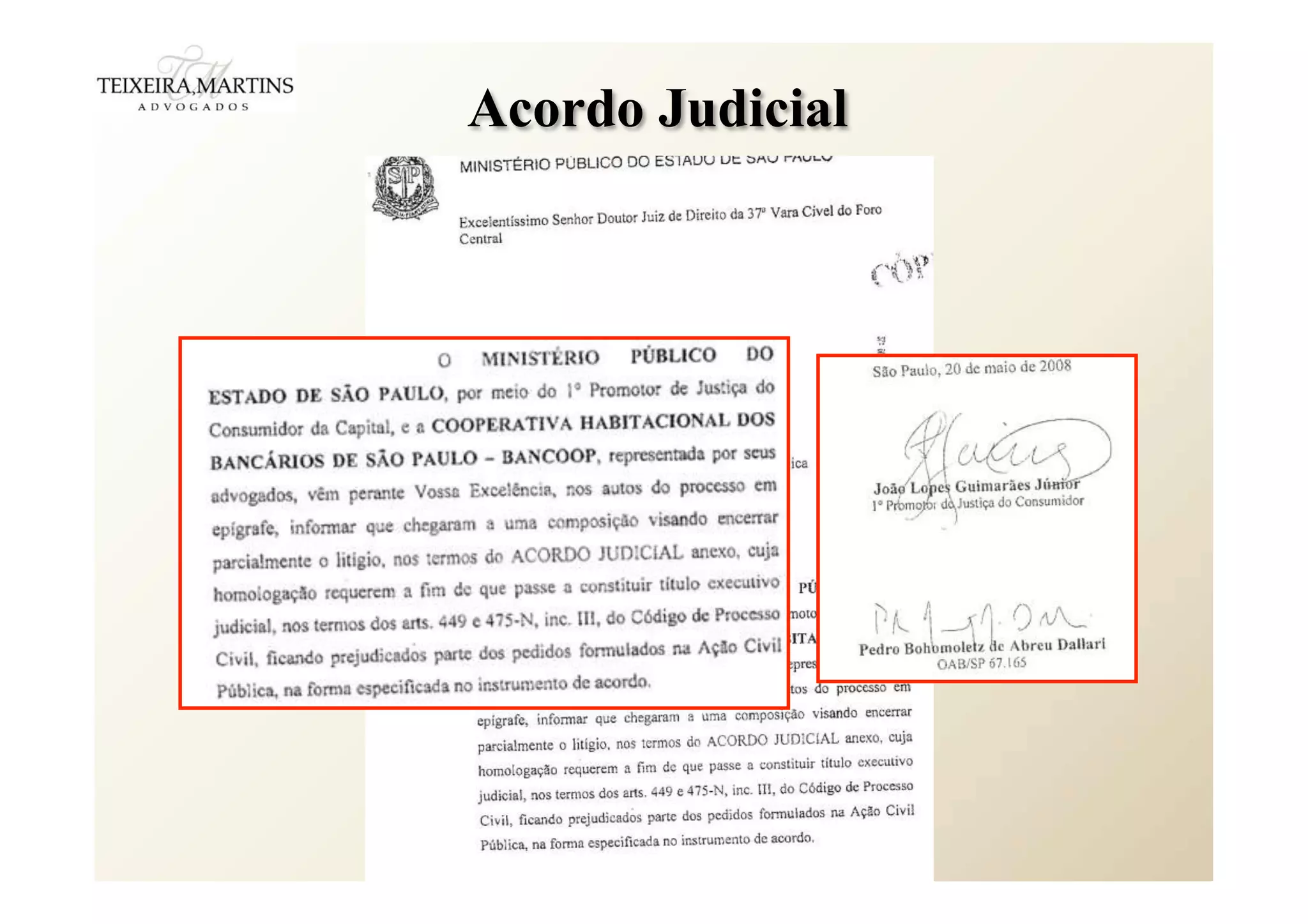 Acordo Judicial
 