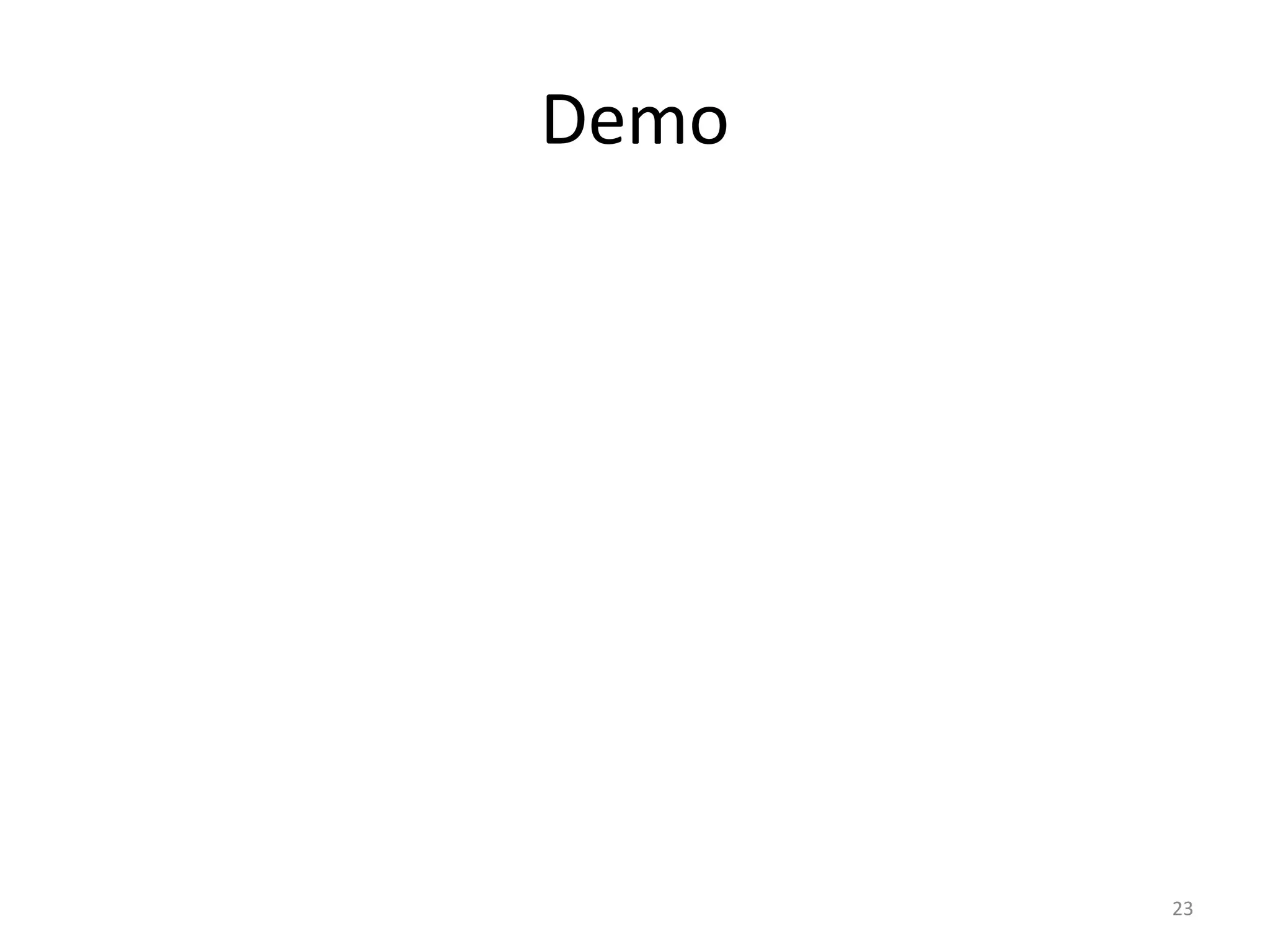 Demo 
23  