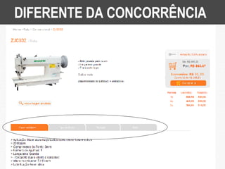 DIFERENTE DA CONCORRÊNCIA 