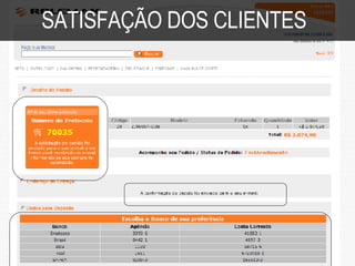 SATISFAÇÃO DOS CLIENTES 