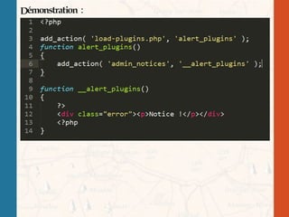 Choisir les bons Hooks dans vos Développements WordPress