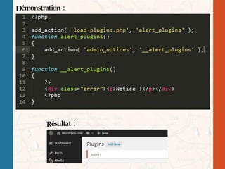 Choisir les bons Hooks dans vos Développements WordPress