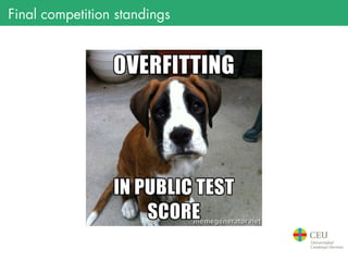 Final competition standings
 